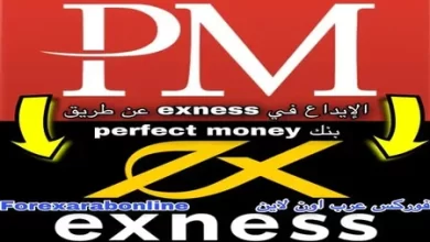 الايداع في شركة exness بإستخدام Perfect Money