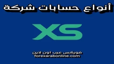 أنواع حسابات شركة XS
